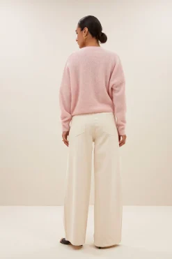 By bar isja fine pullover | light pink^ Strick