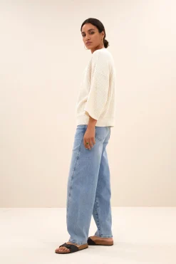 By bar jack pullover | off white^ Strick