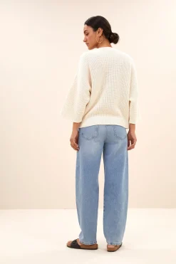 By bar jack pullover | off white^ Strick