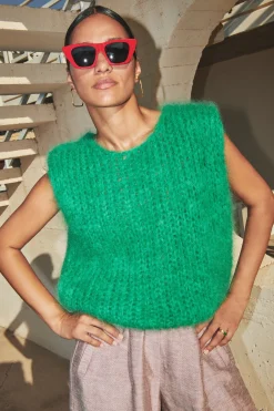 By bar james spencer | bright green^ Gilets & Spencers|Strick