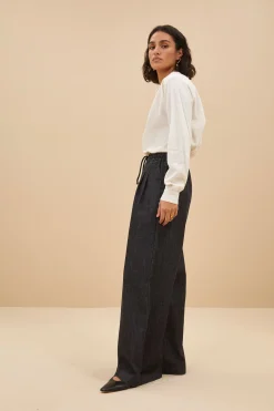 By bar jaxx pants | jet black^ Hosen