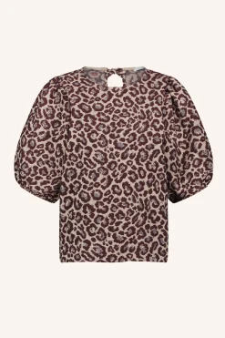 By bar jet blouse | pink cheetah print^ Blusen