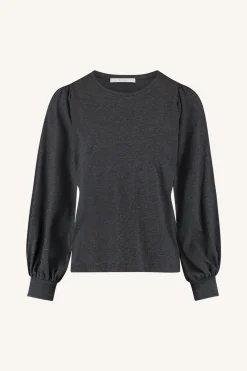 By bar jojo jersey top | dark grey melee^ Tops & Shirts