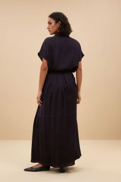 By bar karly square blouse | square print^ Blusen