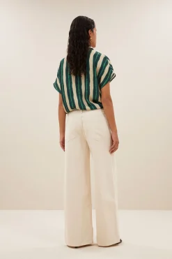 By bar karly tie dye blouse | green tie dye stripe^ Blusen