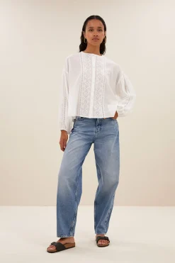 By bar kate blouse | off white^ Blusen