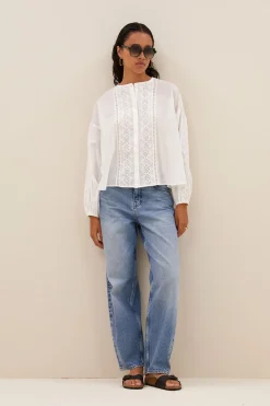 By bar kate blouse | off white^ Blusen