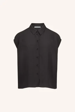 By bar kiek viscose top | cafe noir^ Blusen