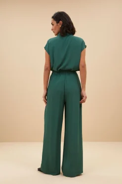 By bar kiek viscose top | deep green^ Blusen