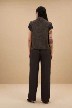 By bar levi gilet | cafe noir^ Gilets & Spencers|Strickjacken