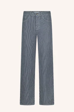 By bar lew stripe pants | dark blue stripe^ Jeans|Hosen