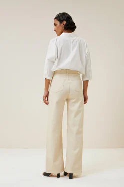 By bar lina rw pant | raw white^ Jeans|Hosen