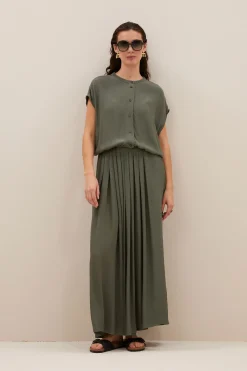 By bar lode viscose blouse | mulled basil^ Blusen