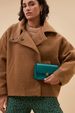 By bar loua leather bag | peacock green^ Taschen