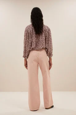 By bar lucy cheetah blouse | pink cheetah print^ Blusen