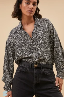 By bar lykke calm flower blouse | calm flower print^ Blusen