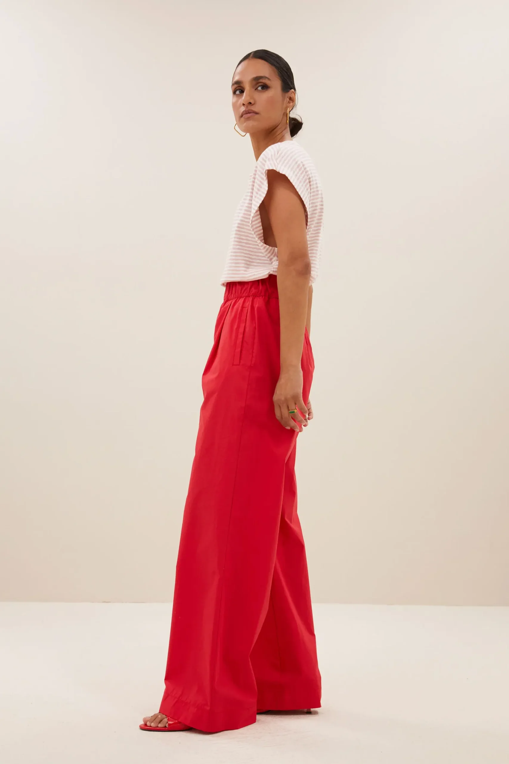 By bar mason small flame stripe top | rose flame stripe^ Tops & Shirts