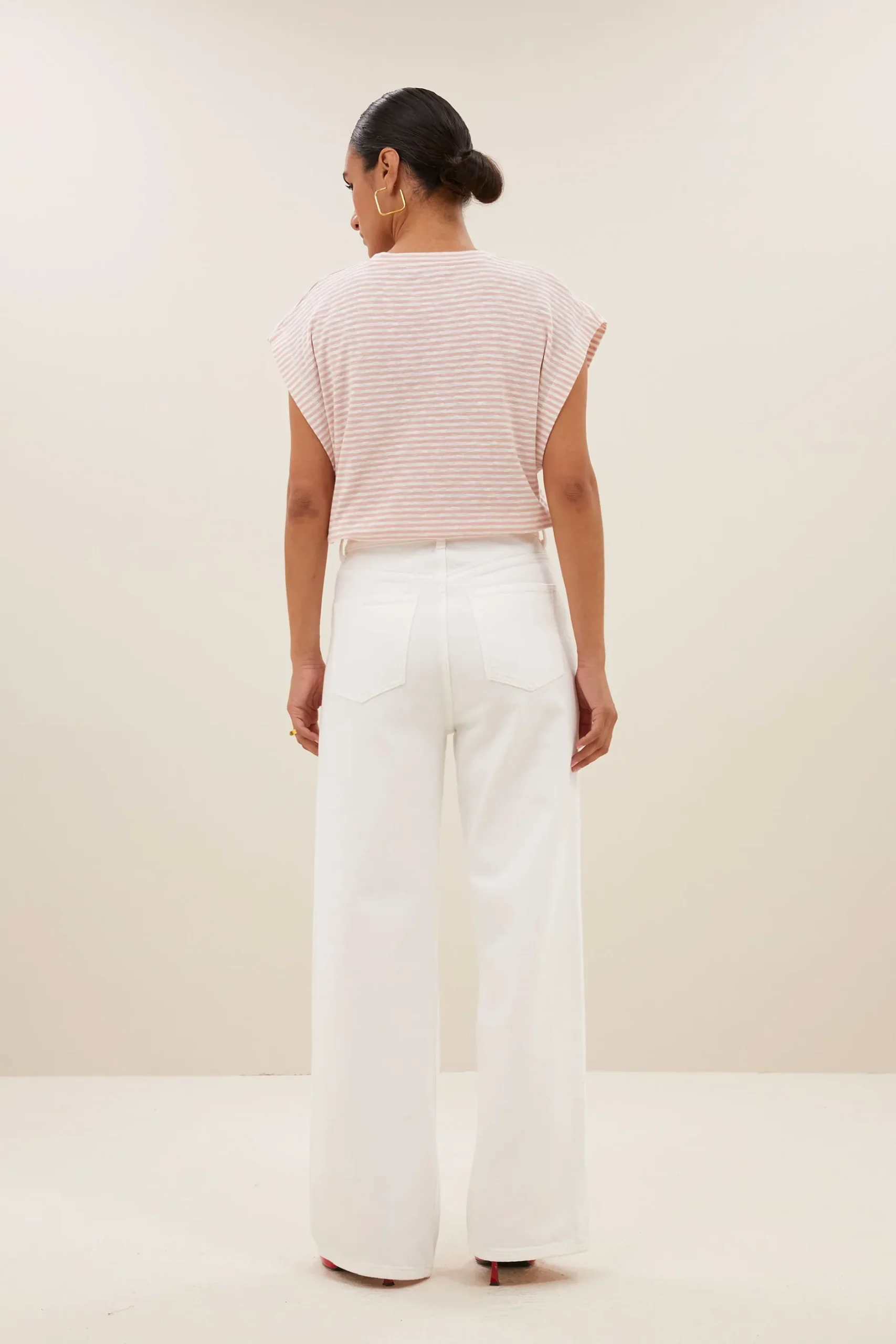 By bar mason small flame stripe top | rose flame stripe^ Tops & Shirts