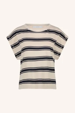 By bar mason stripe top | navy grain stripe^ Tops & Shirts