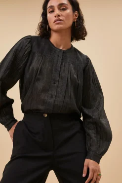 By bar meggie lurex blouse |^ Blusen
