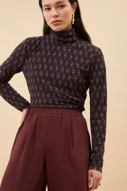 By bar mesh paisley top | paisley dots^ Tops & Shirts