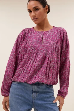 By bar mint saree blouse | saree print^ Blusen