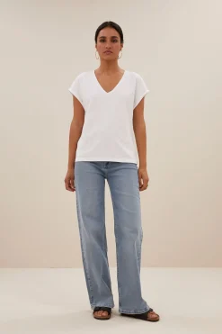By bar momi logo top | bright white^ Tops & Shirts
