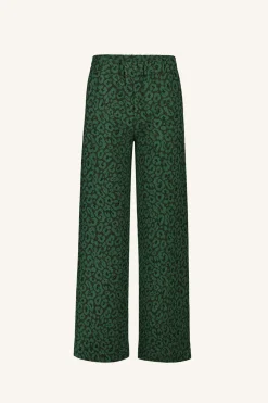 By bar neal leo pants | green panter print^ Hosen