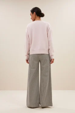 By bar neal stripe pants | black white stripe^ Hosen