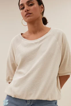 By bar neva slub top |^ Tops & Shirts