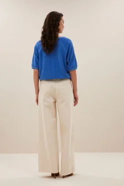 By bar neva slub top | queens blue^ Tops & Shirts