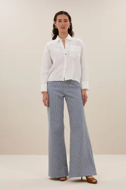 By bar nima linen blouse | bright white^ Blusen