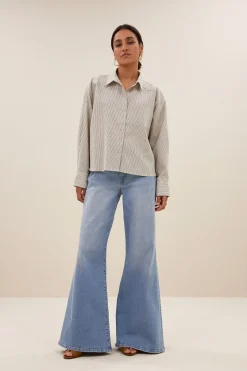 By bar nima lurex stripe blouse |^ Blusen