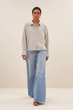 By bar nima lurex stripe blouse |^ Blusen
