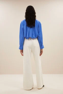 By bar nima stripe blouse | vivid blue stripe^ Blusen
