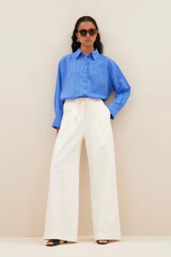 By bar nima stripe blouse | vivid blue stripe^ Blusen