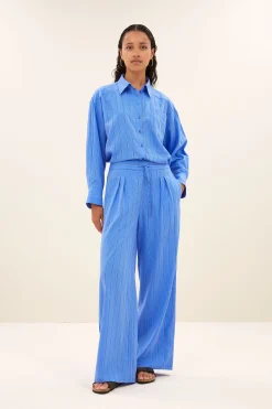 By bar nima stripe blouse | vivid blue stripe^ Blusen