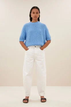 By bar nino pullover | sky blue^ Strick