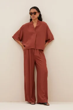By bar owen viscose blouse | bricks^ Blusen