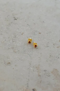 By bar PD triangle stud earring |^ Ohrringe