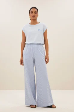 By bar randy stripe pants | blue seer stripe^ Hosen