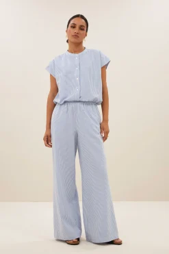 By bar randy stripe pants | blue seer stripe^ Hosen