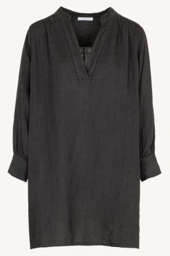 By bar resa linen dress | jet black^ Kleider