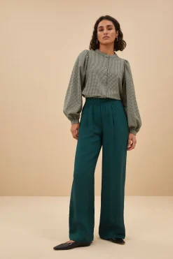 By bar rikki small check blouse | small check^ Blusen