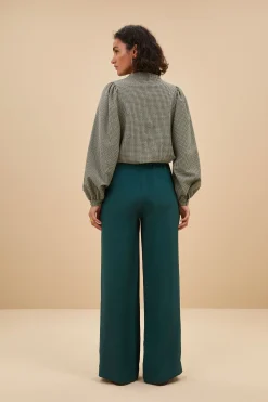 By bar rikki small check blouse | small check^ Blusen