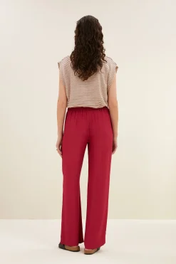 By bar robyn viscose pants | cerise^ Hosen