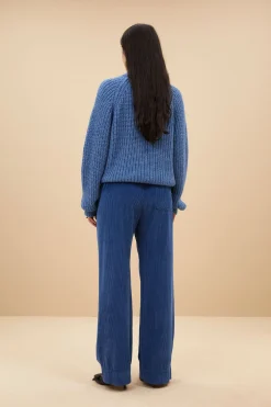 By bar ro pullover | steel blue^ Strick