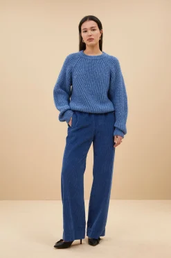 By bar ro pullover | steel blue^ Strick