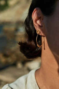 By bar ruby stud earring |^ Ohrringe|Schmuck
