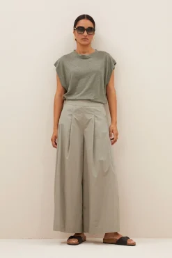 By bar sagi poplin pants | seagrass^ Hosen